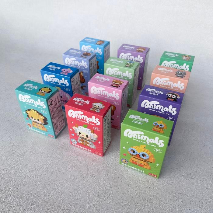 ELCO Micro Lego Bricks Animals L*lebrothers Mikro mini lego karakter animal binatang