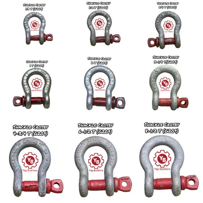 SHACKLE CROSBY G209 6.5T