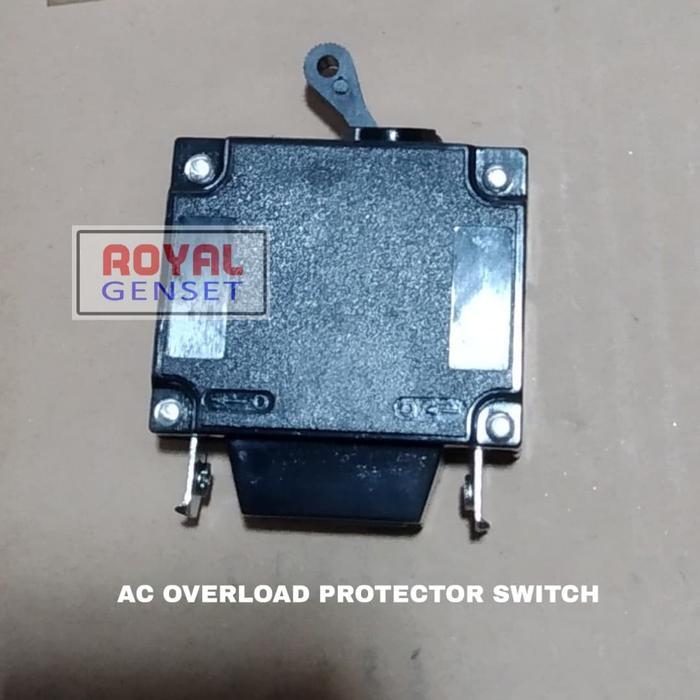 AC OVERLOAD PROTECTOR 9A SWITCH MCB CIRCUIT BREAKER GENSET BERGARANSI
