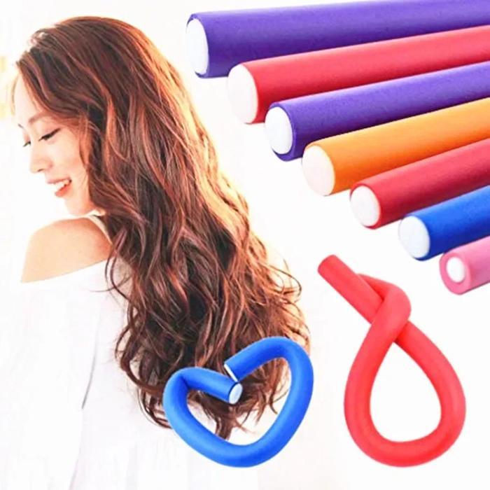 10Pcs Roll Sosis Curly Rambut Roll Sosis Keriting Rambut Terlaris
