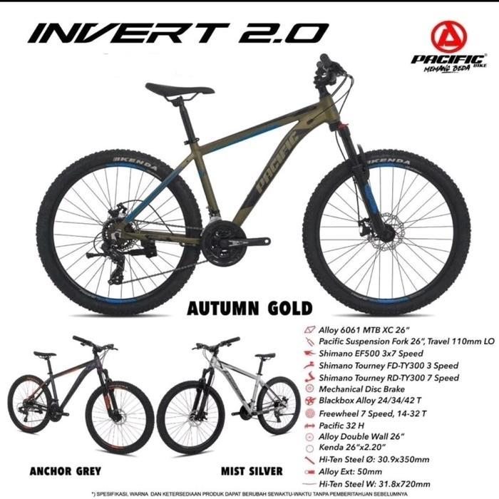 Sepeda Pacific 26 MTB invert 2.0 seped gunung