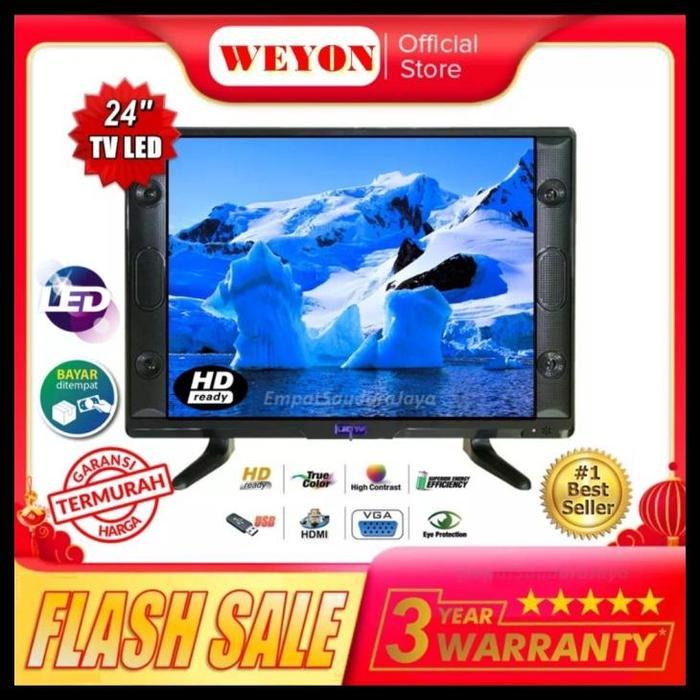 NEW PROMO TV LED SMART TV ANDROID 32 INCH FULL HD BERKUALITAS TERBAIK KODE 1375 - 24 analog