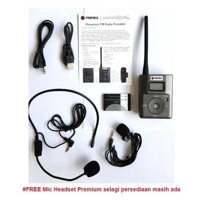 Microphone Mic FM TRANSMITTER LONG RANGE FOR AUDIO TOUR GUIDE SYSTEM