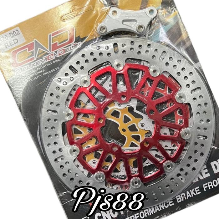 Disc Brake Delkevic 320Mm Floating Cakram Depan Vixion New Vixion Old