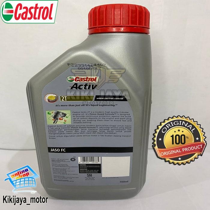 Promo Oli Castrol Activ Low Smoke 2T 0,7L 100% Asli