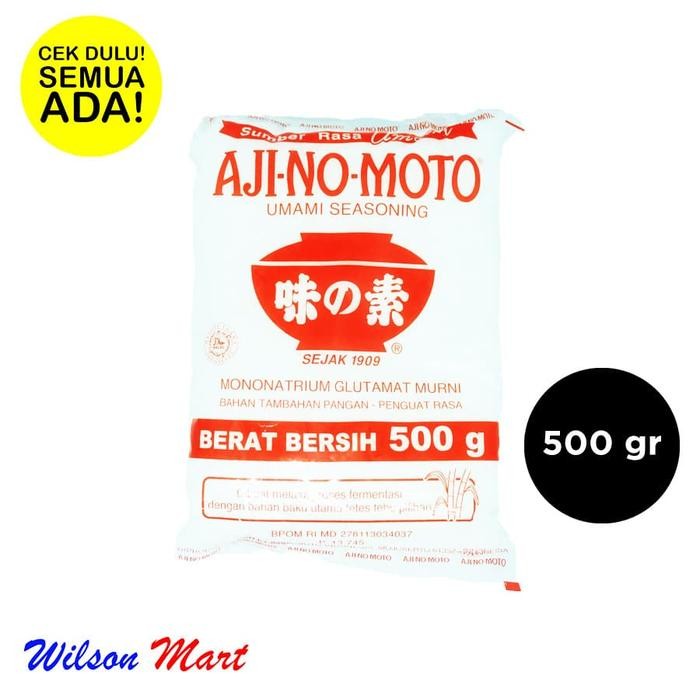 

Stok Baru AJINOMOTO PENYEDAP RASA 500 GRAM