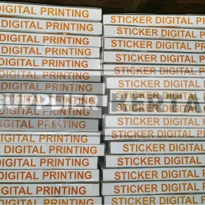 

NEW PRODUK STICKER VINYL DIGITAL PRINT LASER A3+ PP/PET WARUNG ARA67