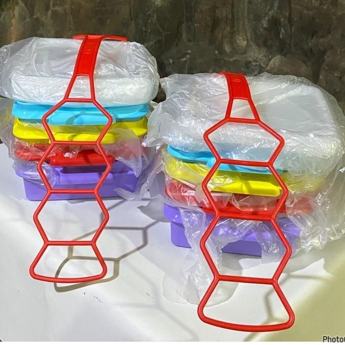 Rantang Susun 4 Warna Tupperware Carry All Set