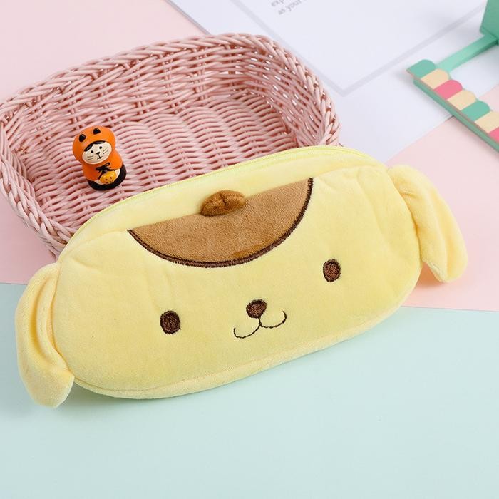 

TEMPAT PENSIL BULU SANRIO TERBARU - POUCH BULU CINNAMOROL MELODY KUROMI
