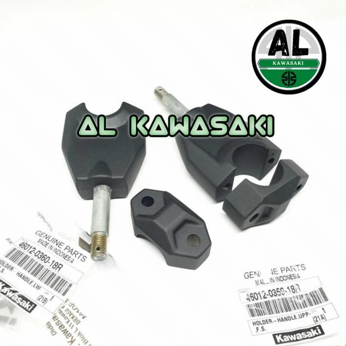 raiser stang reser setang klx150 klx 150 bf dtraker new se hitam ori