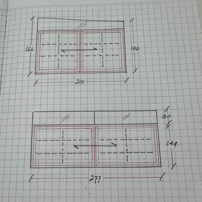 Custom Jendela Sliding Kaca