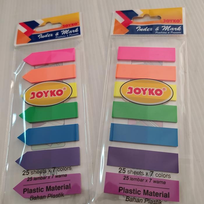 

Index & Mark Joyko (Penanda Dan Pembatas Bahan Plastik 25 Sheetsx7 Wn