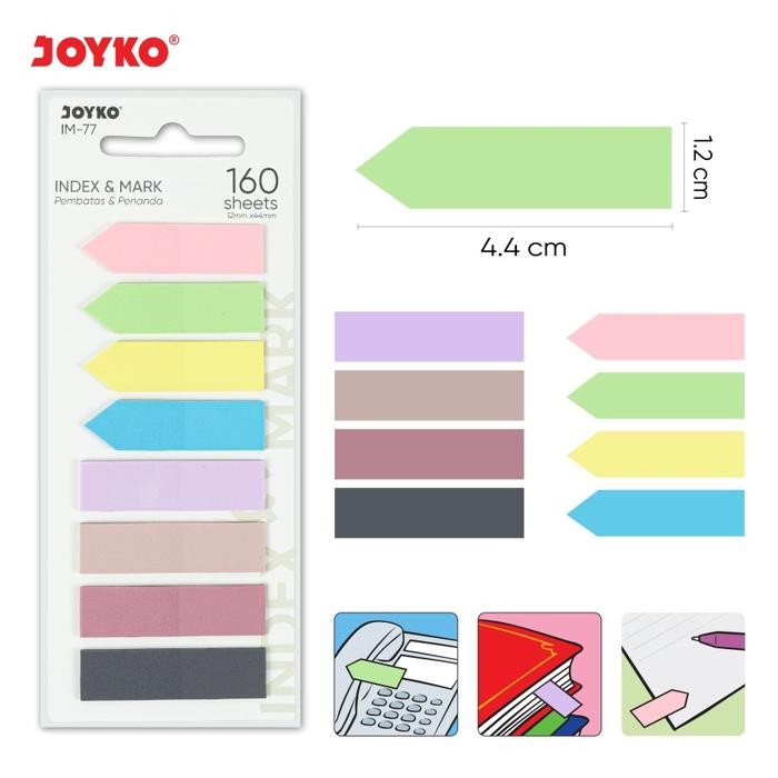 

Bisa Termin! Index Mark Penanda Pembatas Joyko Im-77 Plastik