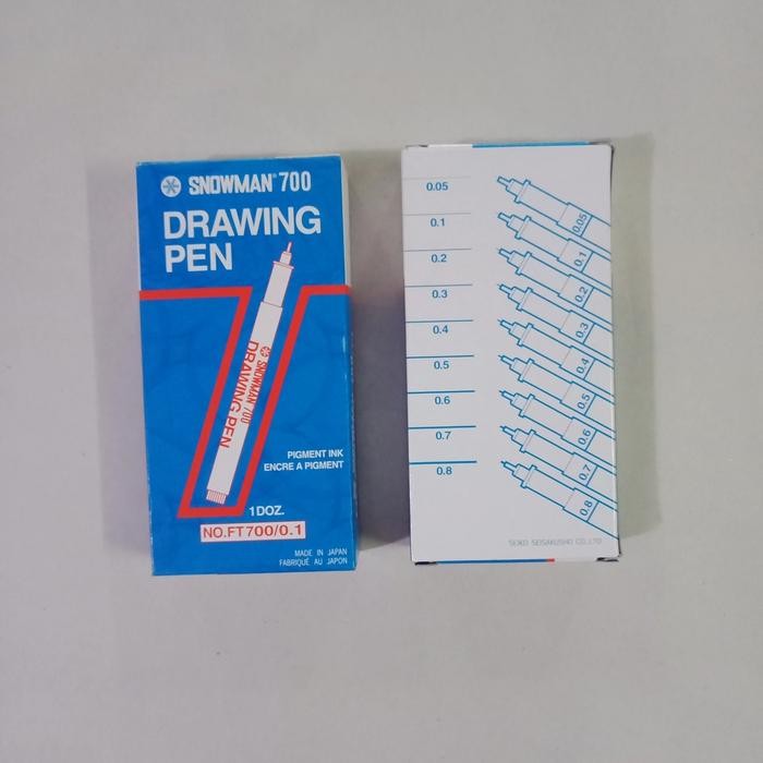 

Khusus Grab! Pulpen Drawing Pen Snowman 700