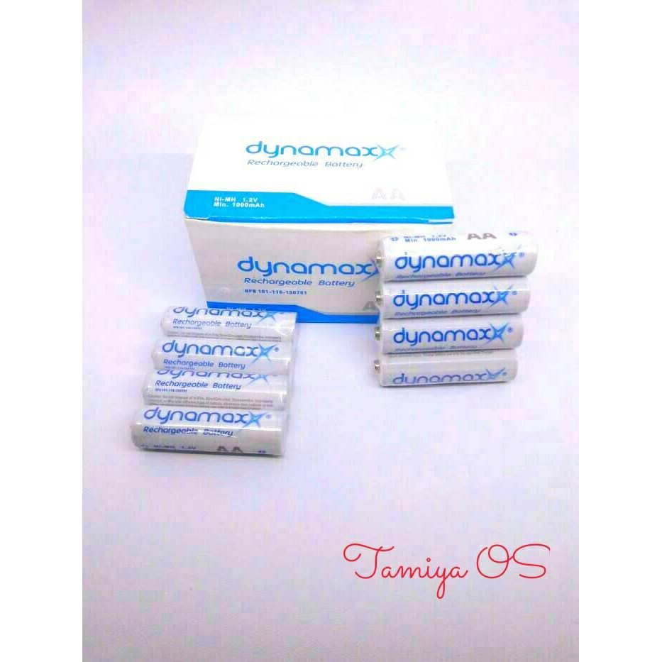 Terlaris Battery Dynamax, Baterai Charger Dynamax 1000 mAh, isi 24 pcs (Kotak) SALE