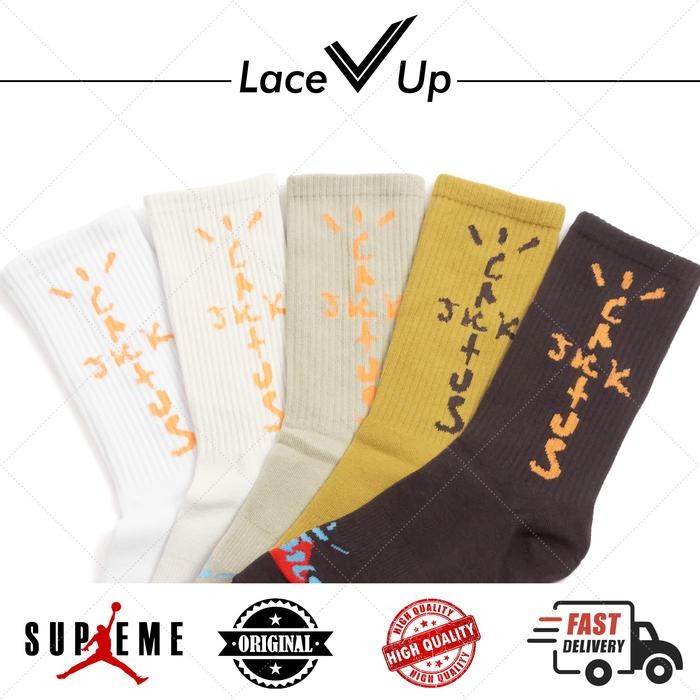 Kaos Kaki Nike Air Max 270 x Travis Scott Cactus Jack Socks