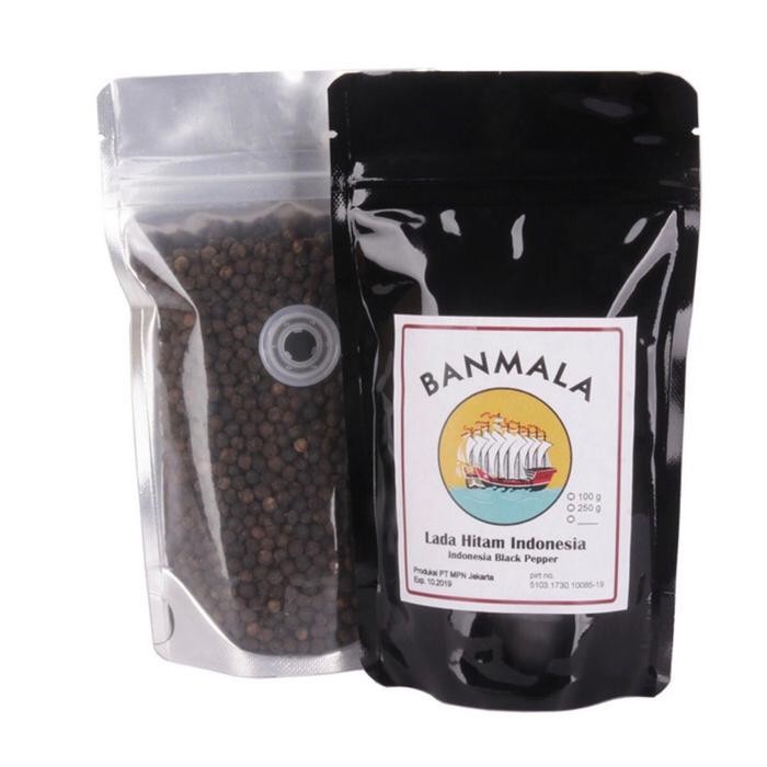 

Pilihan- Lada Hitam Dengan Gilingan Black Pepper 80Gr Banmala Spices