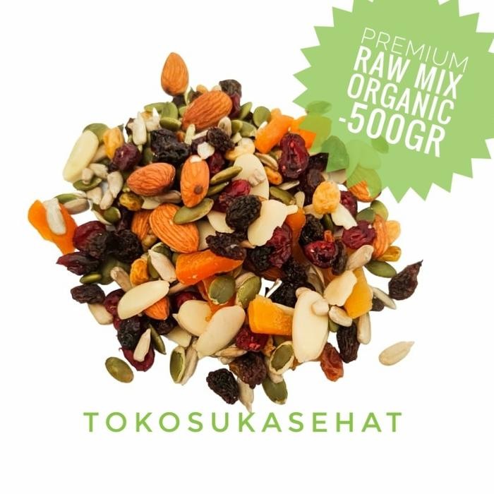 

Pilihan- Raw Mix Premium Organic ( Mix Trail ) Tokosukasehat -500Gr