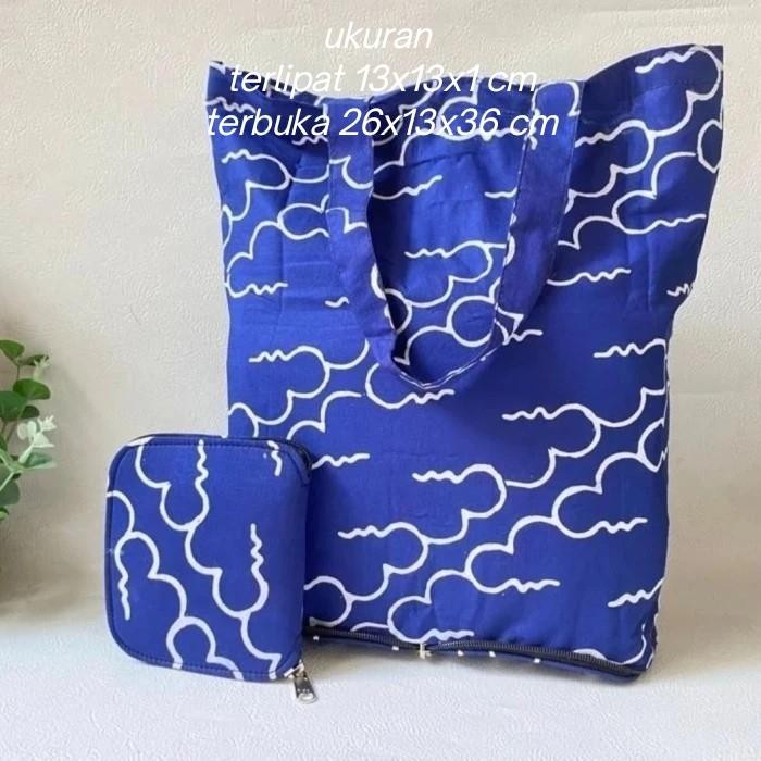 Tas belanja Lipat Batik
