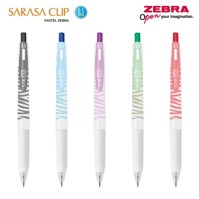 

Zebra Pulpen Gel Sarasa Clip 05mm Pastel Series isi 5 pcs FREE CORRECTION PEN