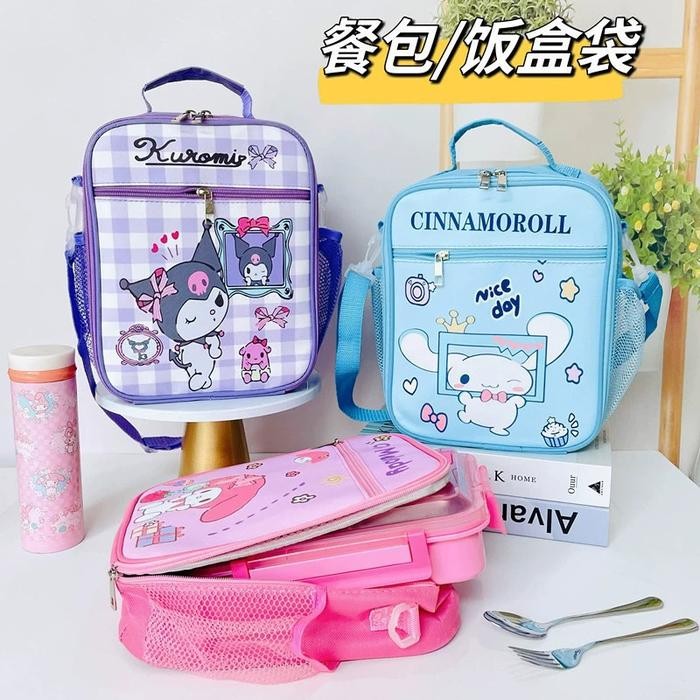 Sale Tas Makan Anak Sanrio Tali Panjang/Lunch Bag Sanrio Tali Panjang