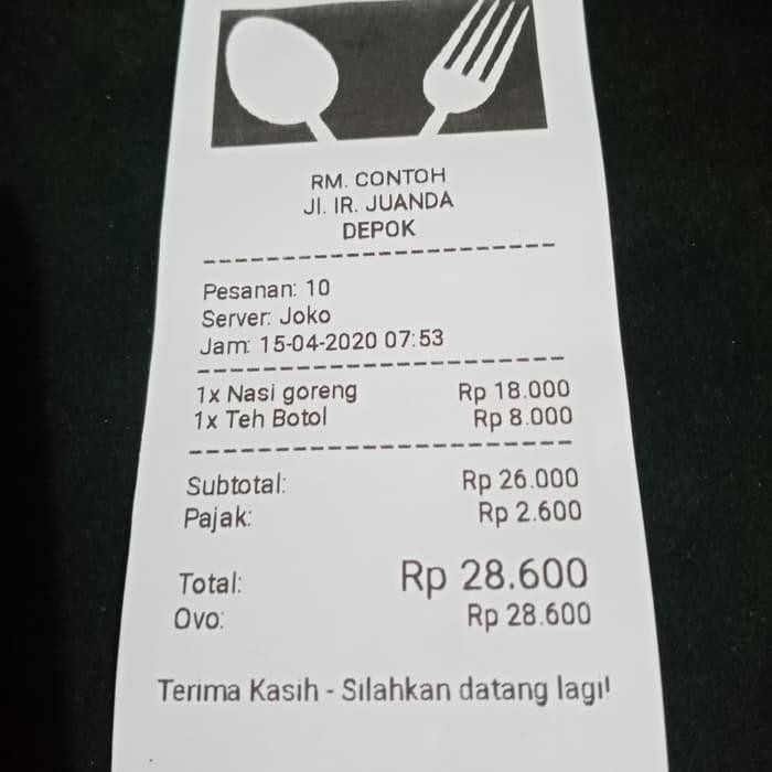 

MESIN / ALAT KASIR RESTORAN ANDROID RESTAURANT CAFE- PAKET PLUS LACI
