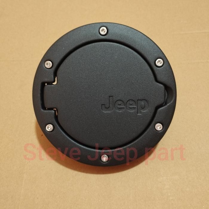 Cover Tutup Tangki Bensin Jeep Wrangler Rubicon Jk Tulisan Jeep