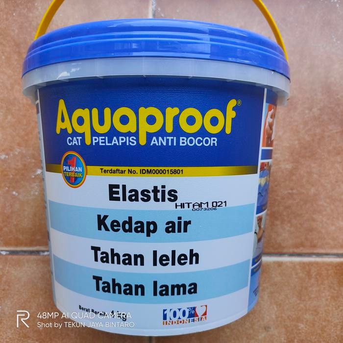 Aquaproof Hitam - 4 Kg - Cat Pelapis Anti Bocor