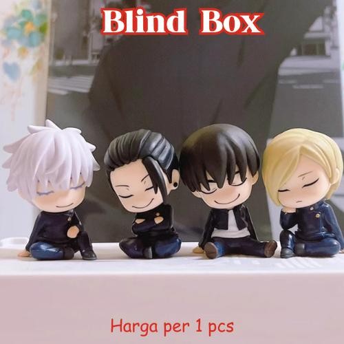 [randomfinds] Blind Box Karakter Jujutsu Kaizen / JJK / Gojo Nanami Megumi Geto / Cute Character