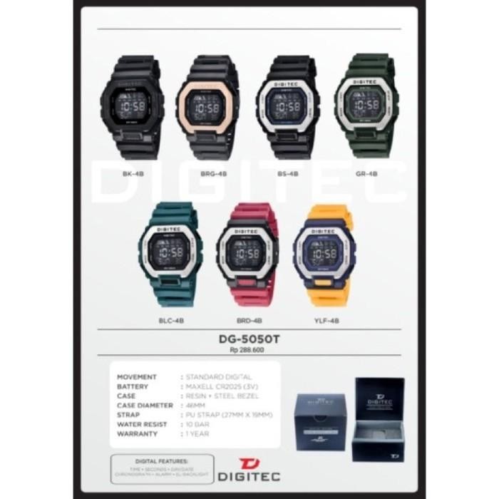 Jam Tangan Ditec DG5050 DG 5050 DG5050T T 5050T DA DA5050 MDG5050 masih ready