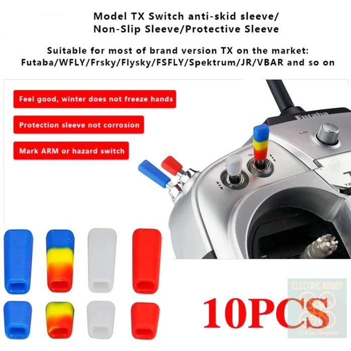 Pilihan- Rubber Cap Transmitter Switch Frsky Jumper Flysky Silicone Anti Slip