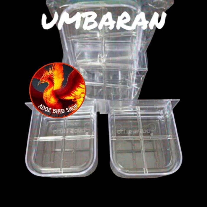 TEMPAT MAKAN/MINUM UMBARAN SEKAT LOVEBIRD KENARI ELITE SONG