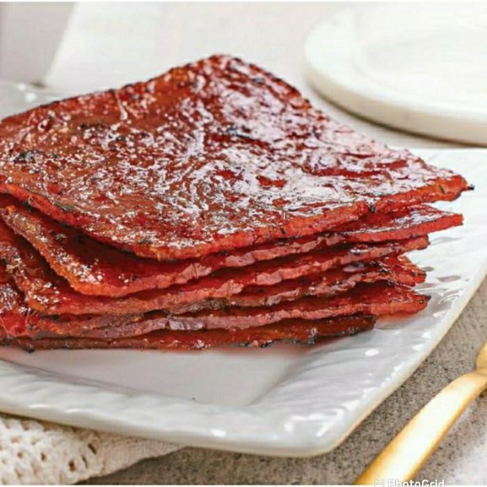 

Pilihan- Bee Cheng Hiang Sliced Babi Dendeng Babi Bentuk Kotak 300Gr
