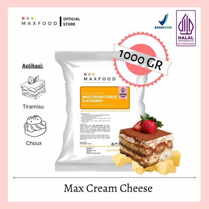 

Pilihan- Maxfood - Max Cream Cheese / Topping Cream Rasa Keju 1 Kg