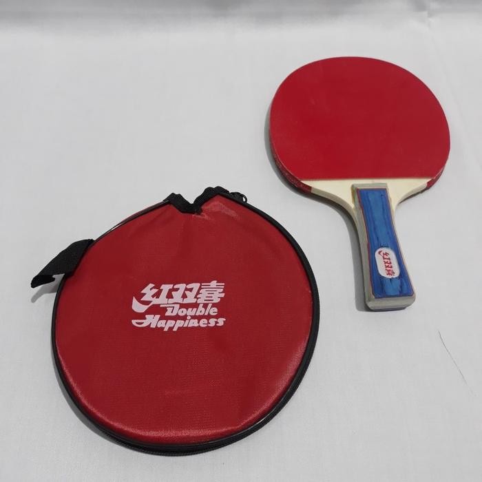 Pilihan- Double Happiness Bet Pingpong Bat Tenis Meja Ping Pong Tennis Dhs Bad