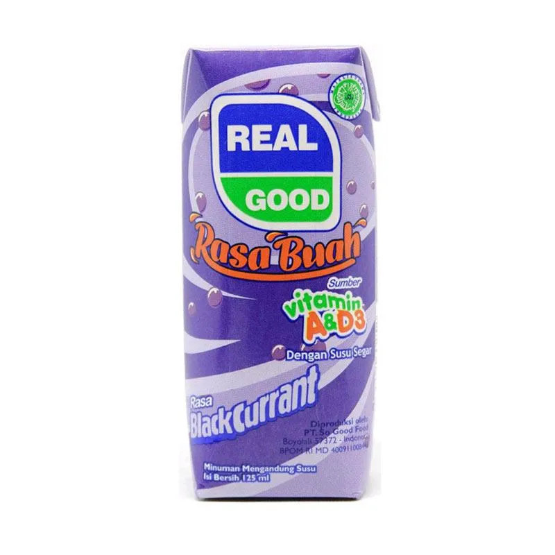 S30349 REAL GOOD FRUITY BLACKCURRANT SUSU UHT 125ML KOTAK MAJU BERSAMA (20251210)