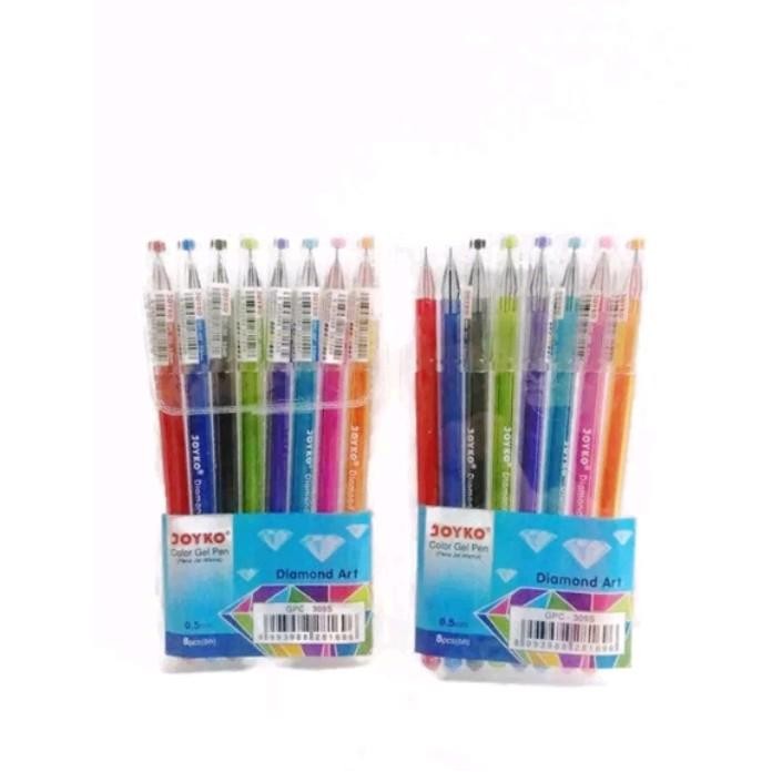 

OJ Bolpen warna / Gel pen Joyko GPC-309 Diamond Art