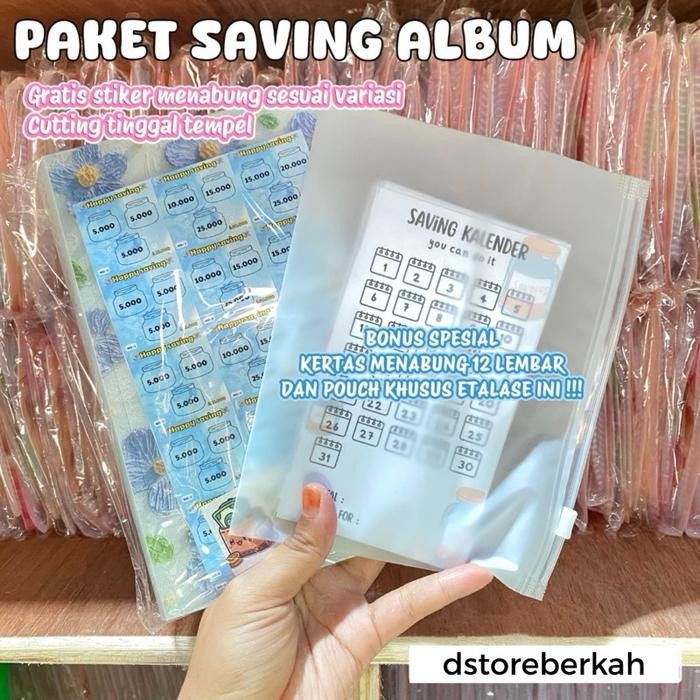 OJ [GRATIS 12 LEMBAR KERTAS NABUNG] HOT PROMO  ALBUM SAVING // ALBUM MENABUNG TARGET 2 JUTA - 15