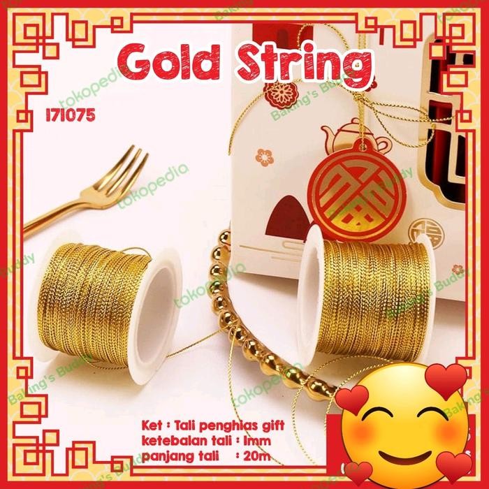 

New Gold String Tali Emas 20meter