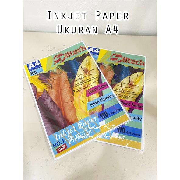 

[ISI 100 LEMBAR] Kertas Inkjet Paper DOUBLE SIDE Ukuran A4 untuk Cetak Foto cocok untuk Tinta