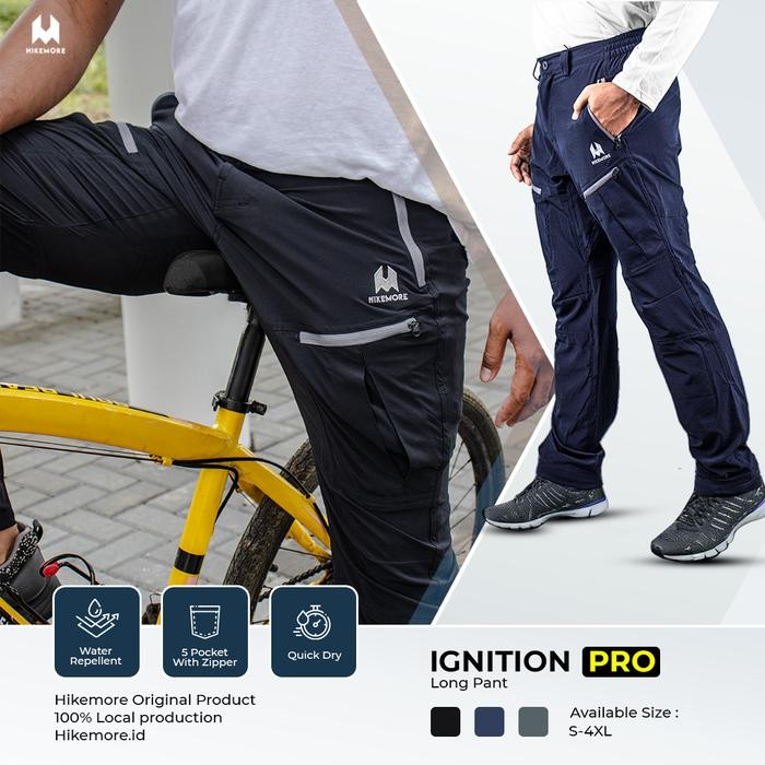 Eiger Sport - Celana Panjang Pria Wanita Bersepeda Quickdry Ignition Ori