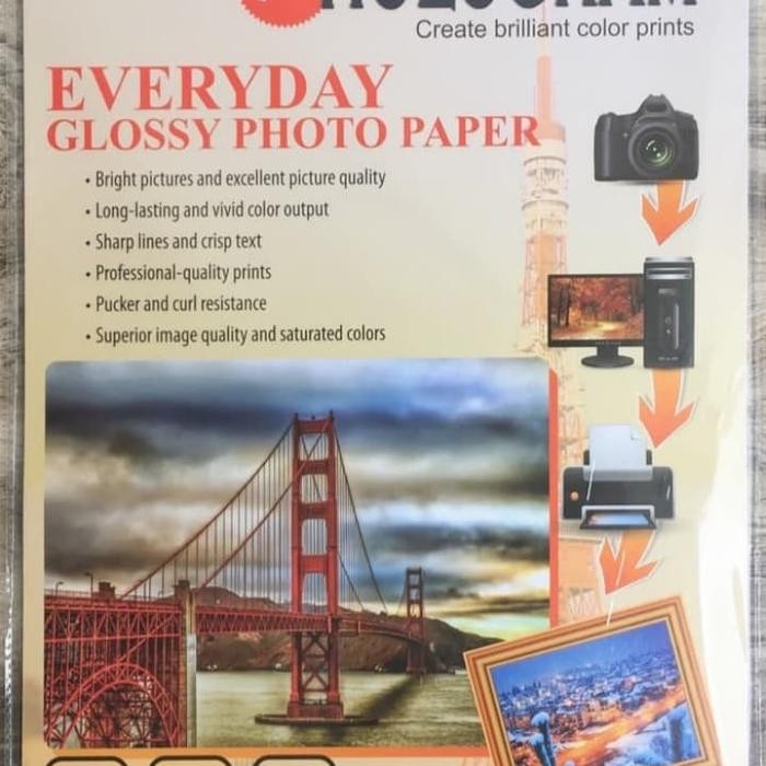 

Glossy photo paper A3 230GSM isi 20lembar