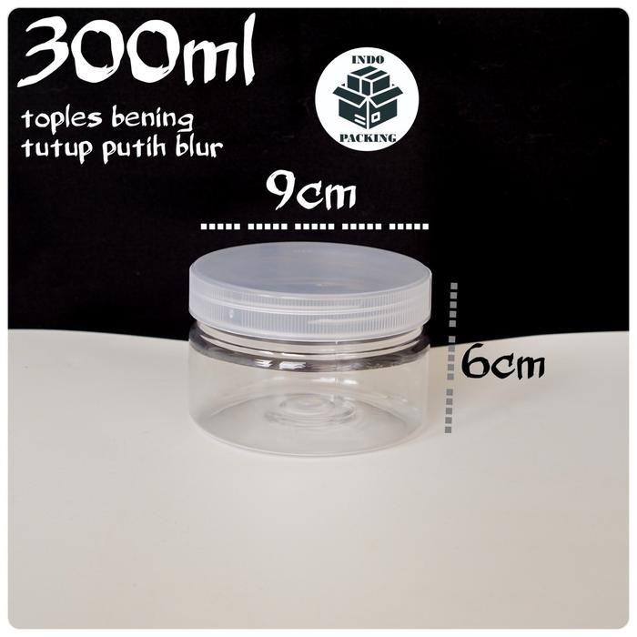 RJ (Isi 5) Toples PET Jar 250ml 300ml 250 ml 300 ml / Toples Plastik Bawang / Jar Plastik / Tabung