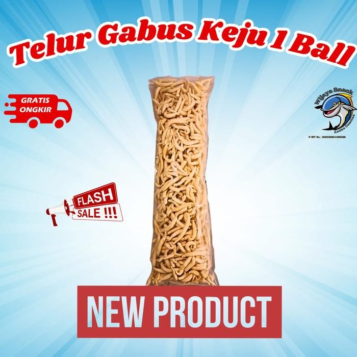 Pilihan- (1 Ball) Telur Gabus Keju Atau Cendol Keju 1 Ball Cemilan Murah Asin
