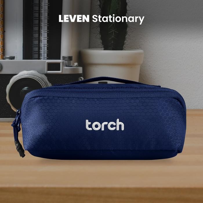 

TORCH Leven Pouch Travel Make Up Alat Tulis Tempat PensilAntiNoda