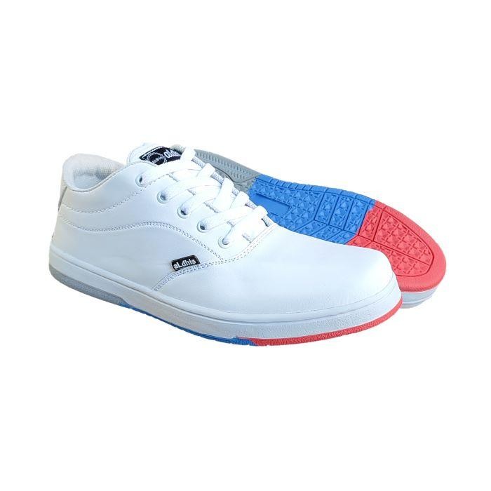Brodo - Sepatu Putih Pria Wanita Sneakers Cowok Keren Buat Gaya Dan Santai Wf01 Original Casual