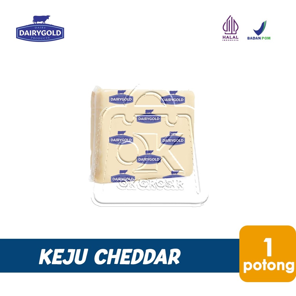 Keju Cheddar DairyGold Dairy Gold Ekonomis Cheddar Cheese (1 Potong)