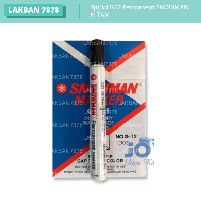 

New SPIDOL G12 PERMANENT SNOWMAN G 12 / Marker Permanen