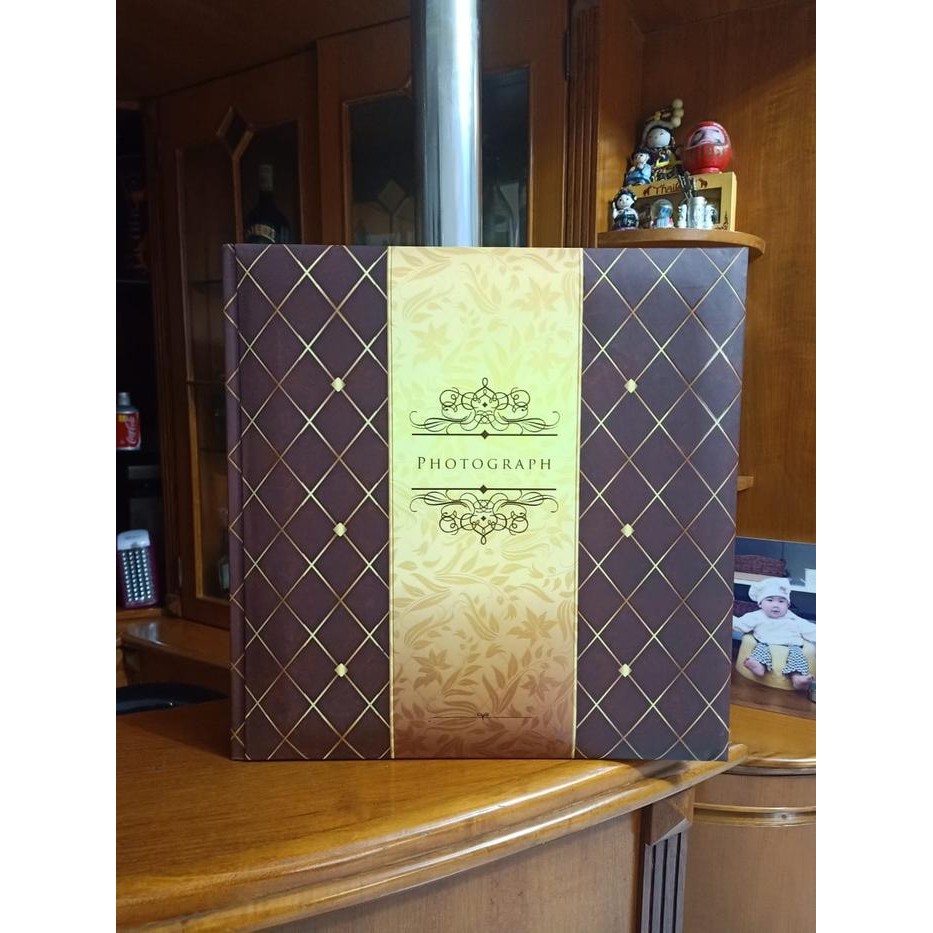 Album Foto Motif 10R/8R/5R/4R/2R Magnetic Besar/Jumbo 10 Lembar Putih