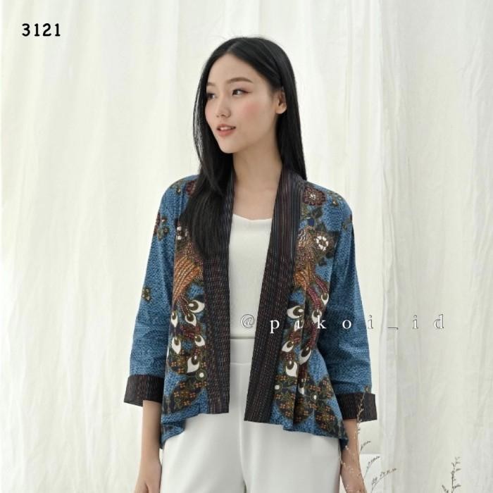 Ready Outer batik modern / cardigan batik / outer batik kantor / outer gobor
